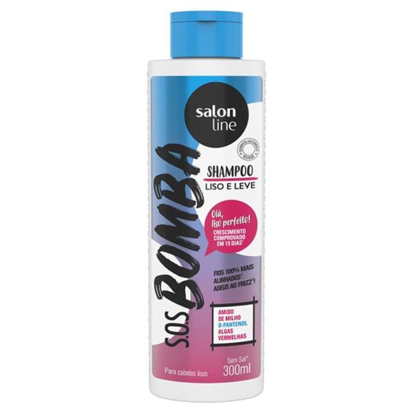 Shampoo SALON LINE Sos Bomba Liso e Leve 300ml