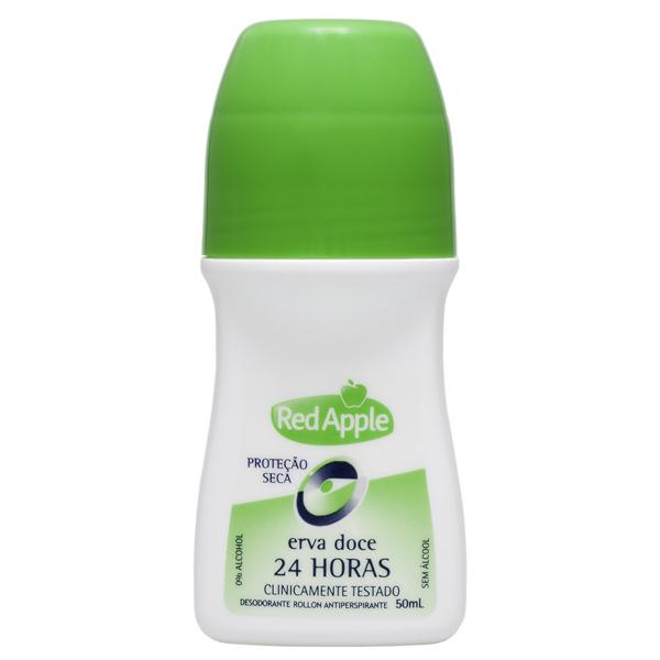 Desodorante RED APPLE Antitranspirante Erva Doce 50ml
