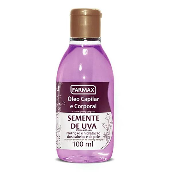 Óleo Capilar e Corporal FARMAX Semente de Uva 100ml