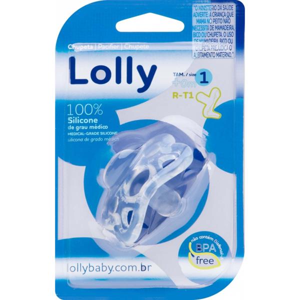 Chupeta LOLLY Silicone Tam:01