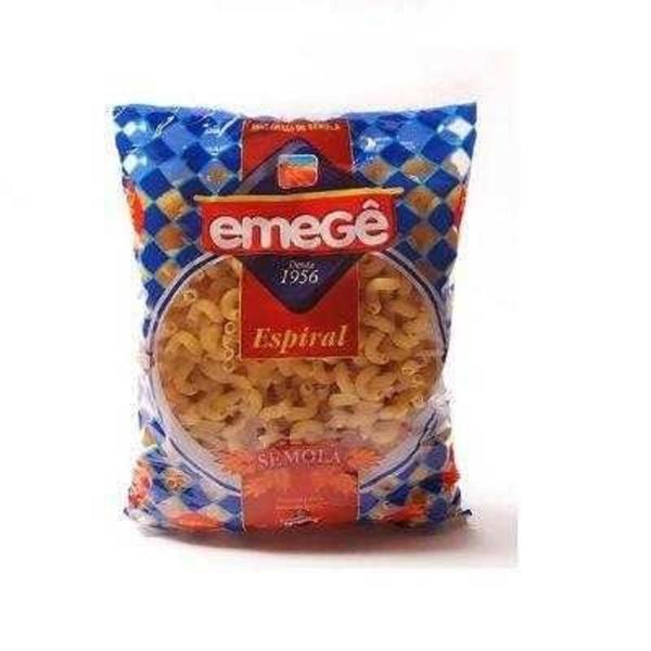 Macarrão Sêmola EMEGÊ Espiral 500g