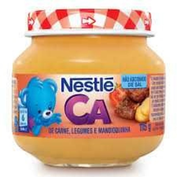 Alimento Infantil NESTLE Carne, Legumes e Mandioquinha 115g