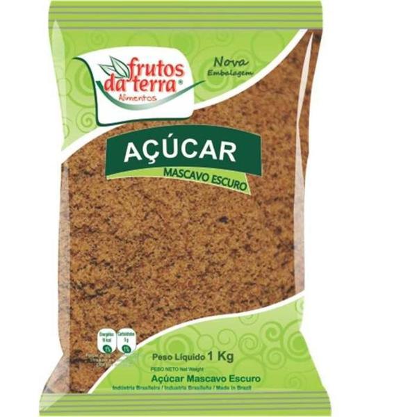 Açúcar Mascavo FRUTOS DA TERRA Escuro 1Kg
