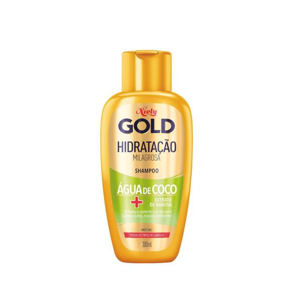 Shampoo Niely Gold Hidratação Milagrosa 300ml