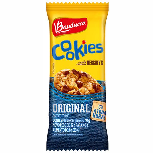 Cookies BAUDUCCO Maxi Com Gotas de Chocolate Original 40g