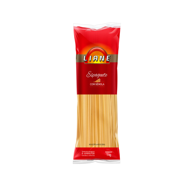 Macarrão Sêmola LIANE Vitaminado Furadinho 1Kg