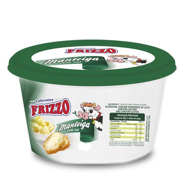 Manteiga FRIZZO Com Sal 500g