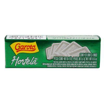 Pastilha GAROTO Hortelã 17g
