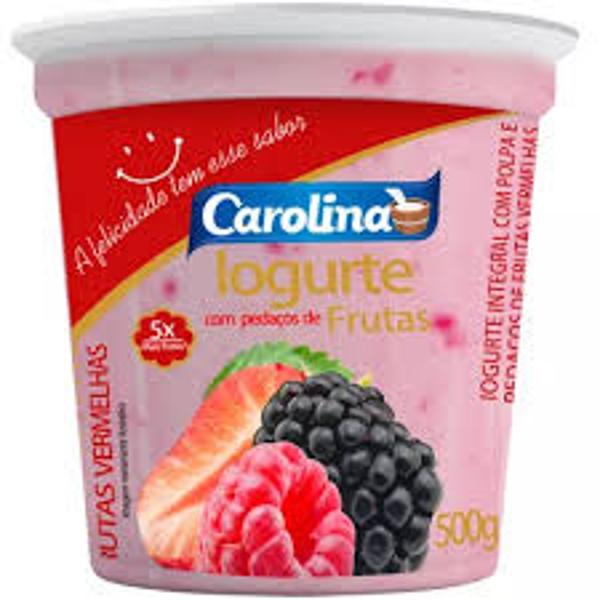 Iogurte CAROLINA Com Pedaços Frutas Vermelhas 500g