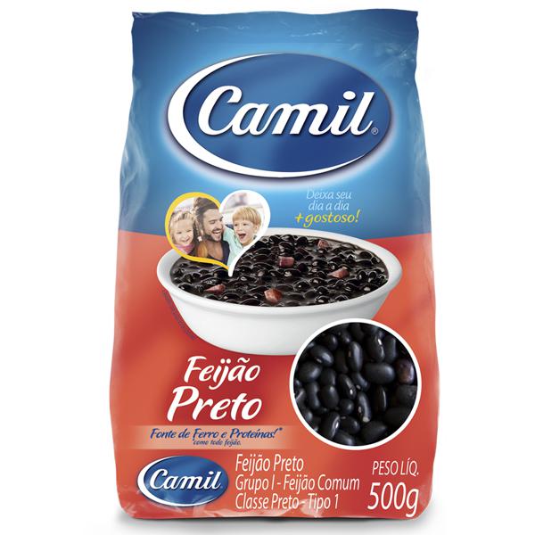 Feijão Preto Tipo 1 Camil 500g