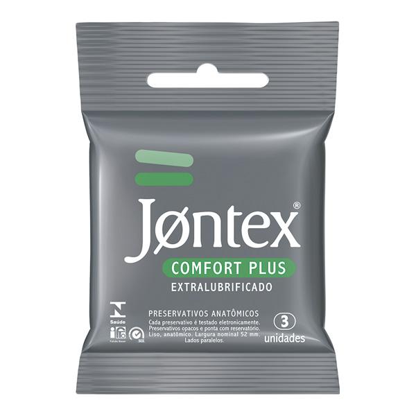 Preservativo JONTEX Confort Plus Com 3 Unidades