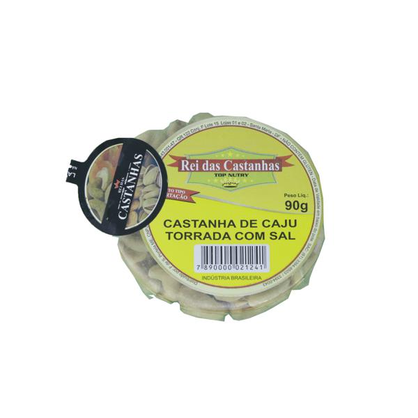 Castanha de Caju Torrada com Sal REI DAS CASTANHAS 90g