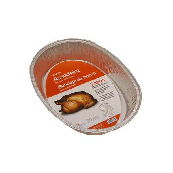Assadeira de Alumínio LUMIPAM Oval 7L