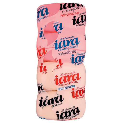 Sabonete IARA Amazônia Branco e Rosa 360g