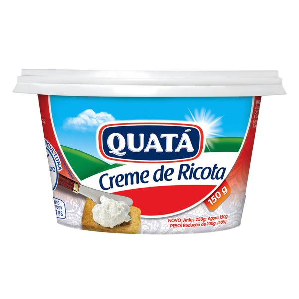Creme Ricota Quata 150g Pote Tradicional