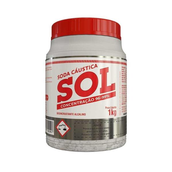 Soda Cáustica SOL 1Kg