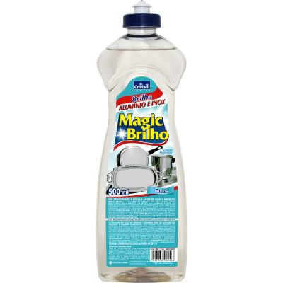 Limpa Alumínio Magic Brill 500ml Clear