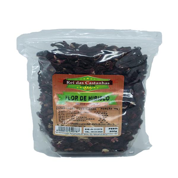 Flor de Hibisco REI DAS CASTANHAS 200g