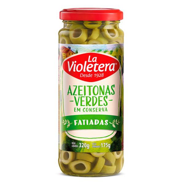 Azeitona Verde La Violeteira Vidro 175G Fatiada