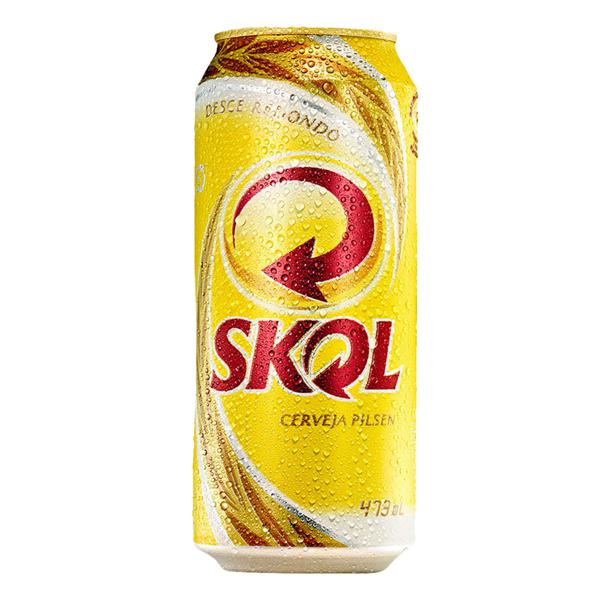 Cerveja Skol 473ml Lata Pilsen