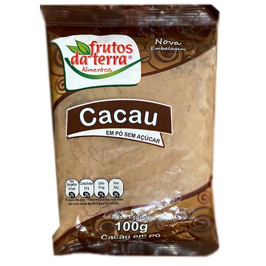 Cacau em Pó FRUTOS DA TERRA S/Açúcar 100g
