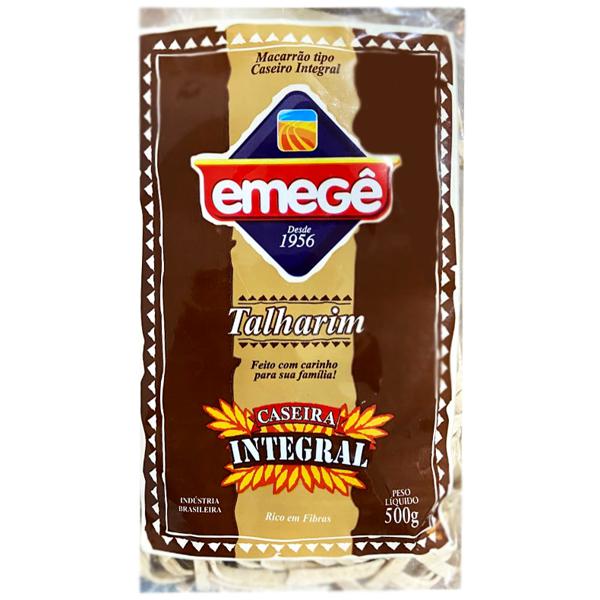 Macarrão Talharim EMEGÊ Integral 500G