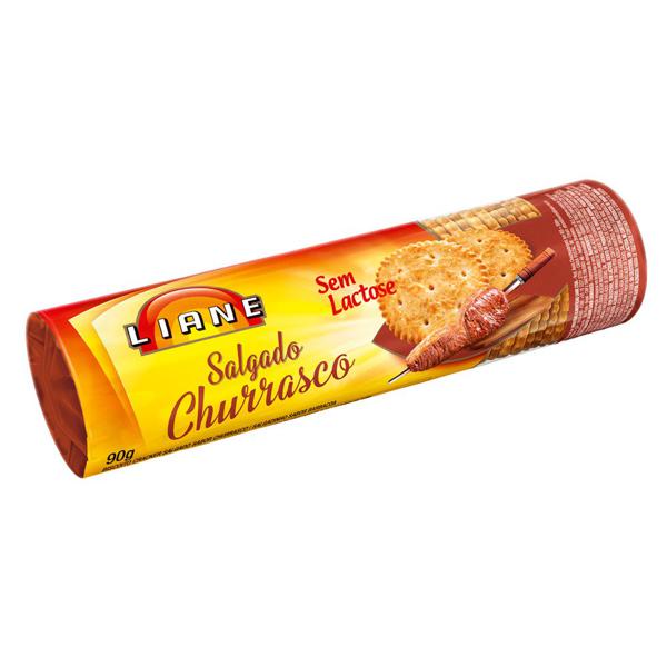 Biscoito LIANE Salgado Sem Lactose Churrasco 90g