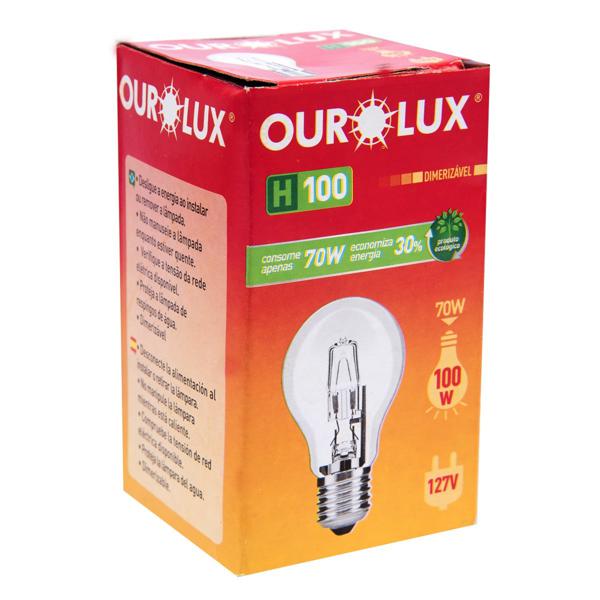 Lâmpada OUROLUX Halogena Clara H-100 70W 220V