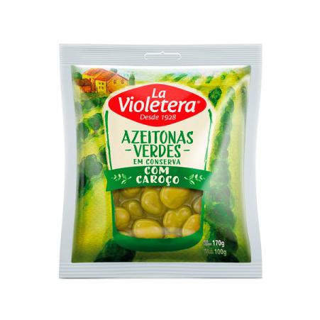 Azeitona LA VIOLETERA Verde 100g
