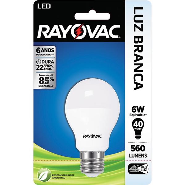 Lâmpada LED RAYOVAC 6W