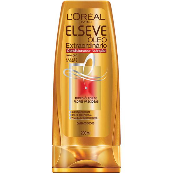 Condicionador Elseve 200ml Oleo Extraordinario Nutricao