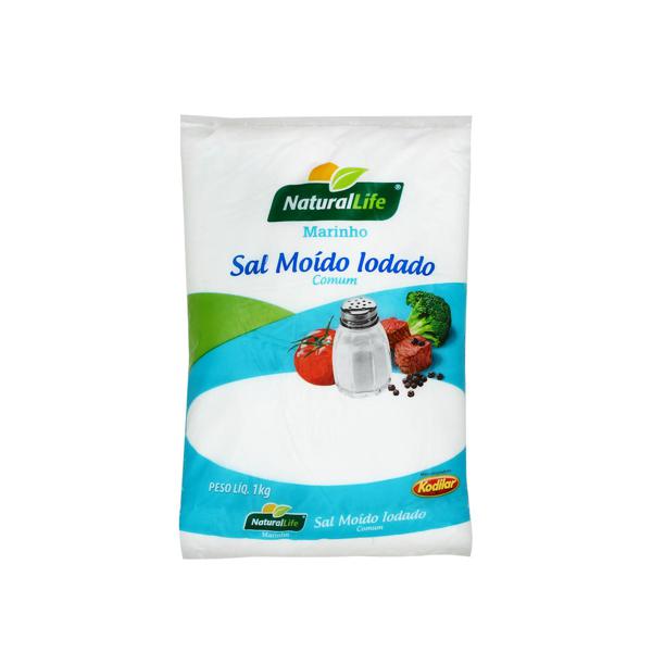 Sal Moido Iodado NATURALLIFE Marinho 1kg