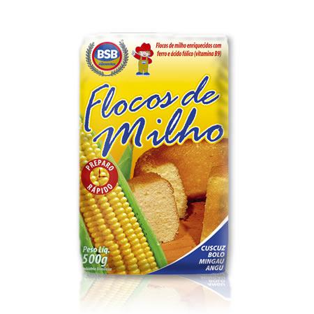 Flocos de Milho BSB ALIMENTOS 500g