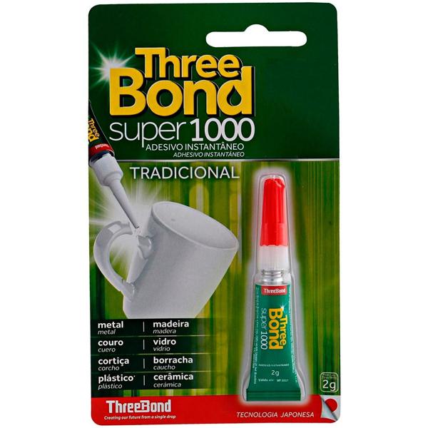 Adesivo THREE BOND Instantâneo Super 1000 2g