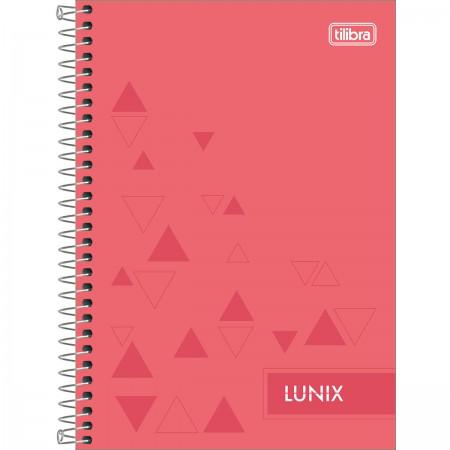 Caderno Espiral TILIBRA Lunix 80 Folhas Capa Dura 1/4