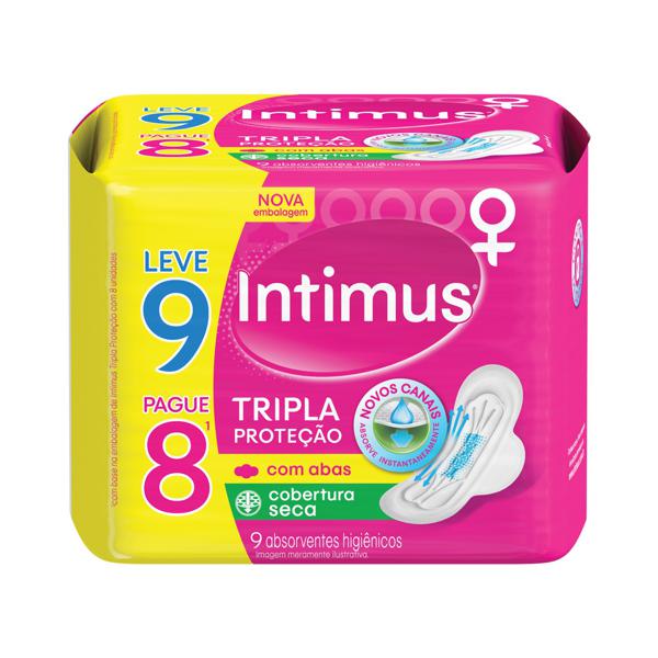 Absorvente Intimus Gel Tripla Seco C/ Abas L9P8