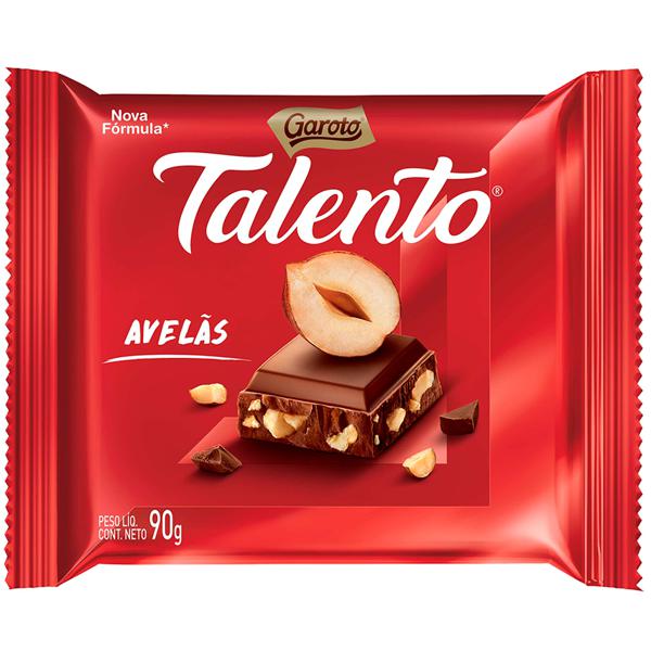 Chocolate Talento GAROTO Avelã 90g