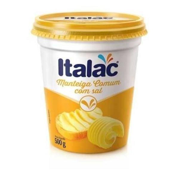 Manteiga ITALAC com Sal 500g