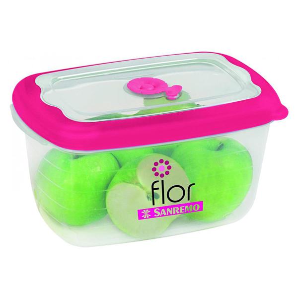 Pote SANREMO Flor Retangular Roxo 2,3L