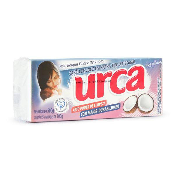 Sabão em Barra URCA 5x1 Coco 500g