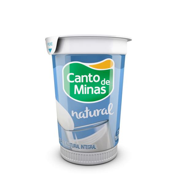 Iogurte Canto de Minas Natural Integral 180g