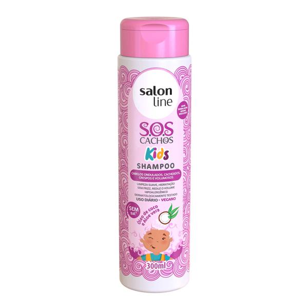 Shampoo SALON LINE SOS CACHOS Kids 300ml S/Sal Vegano