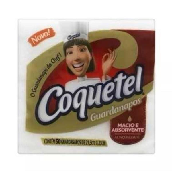 Guardanapo de Papel Coquetel Pequeno 21,5cmx23cm com 50 Unidades
