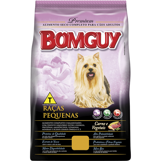Ração BOMGUY Raças Pequenas Premium 1kg