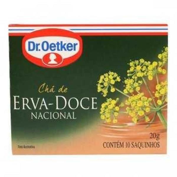 Cha Oetker 10 Saches Erva Doce