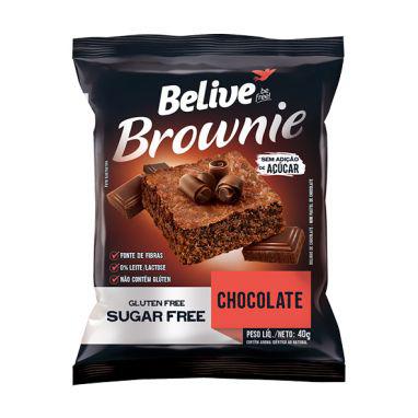 Bolinho Brownie Zero BELIVE Chocolate 40g
