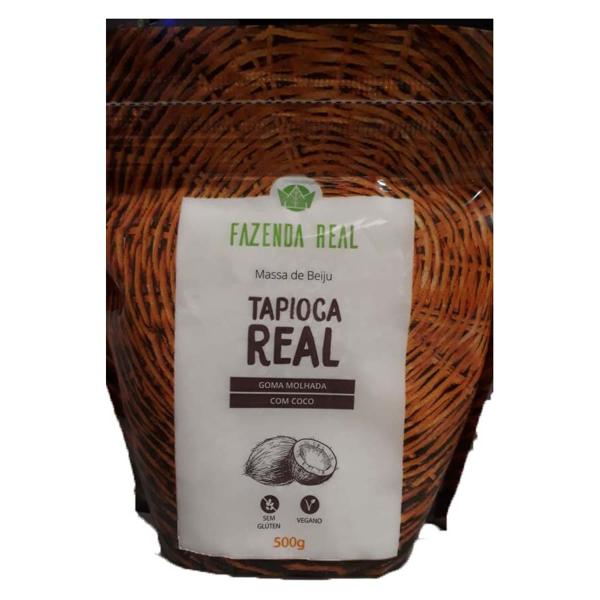 Tapioca com Coco Refrigerada Fazenda Real 500g