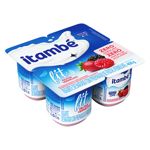 Iogurte Fit ITAMBÉ Light Frutas Vermelhas 400g