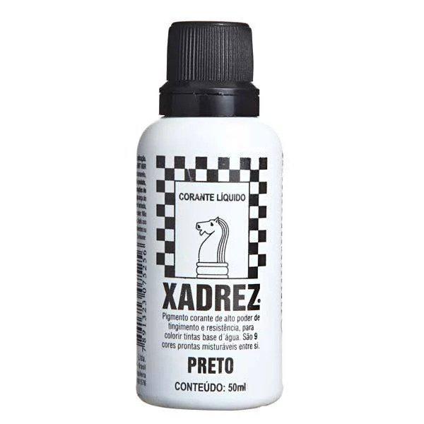 Corante Liquido Xadrez 50ml Preto