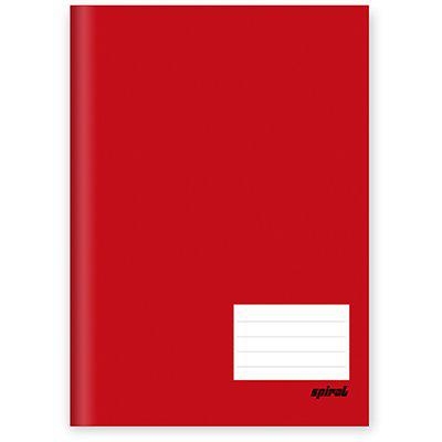 Caderno Brochura TILIBRA Vermelho 96 folhas Costurado Capa Dura
